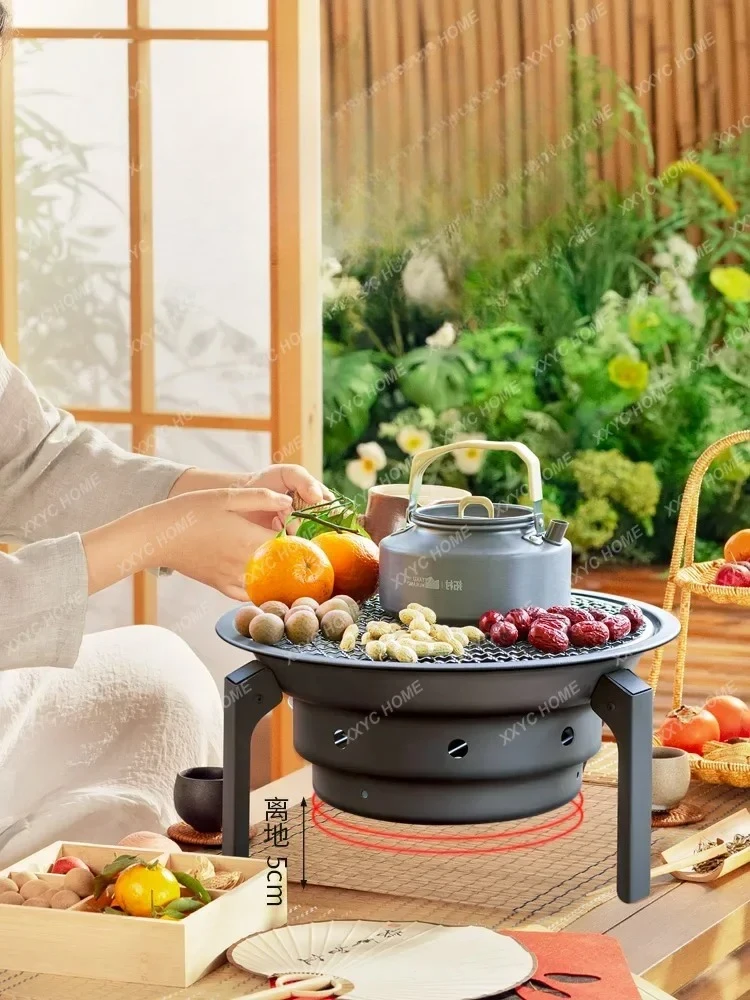 

YX Grill Outdoor BBQ Grill Special Grill Set for Brewing Tea Portable