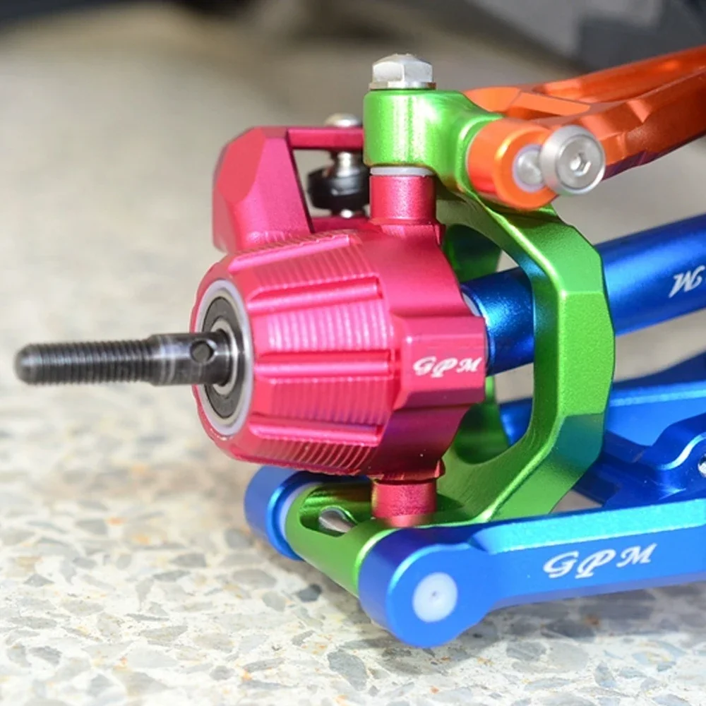 محاور C أمامية GPM لسيارة الصليب الأحمر ، كتل العجلات المركبة ، سبائك الألومنيوم المعدنية ، Traxxas ، 1 ، 8 ، MAXX 6S ، weashing ، oy ، #6