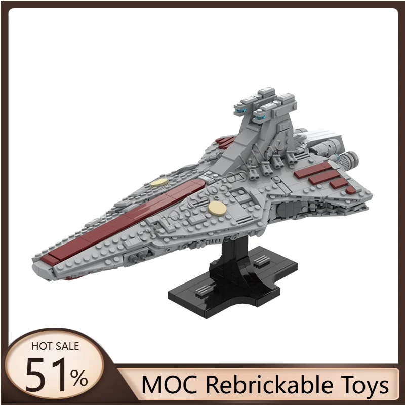 

1143 PCS Hightech Moc Cruiser Fighter Destroyer Brick Technical Model Building Star Blocks Space Ship Adult Toys Birthday Gifts