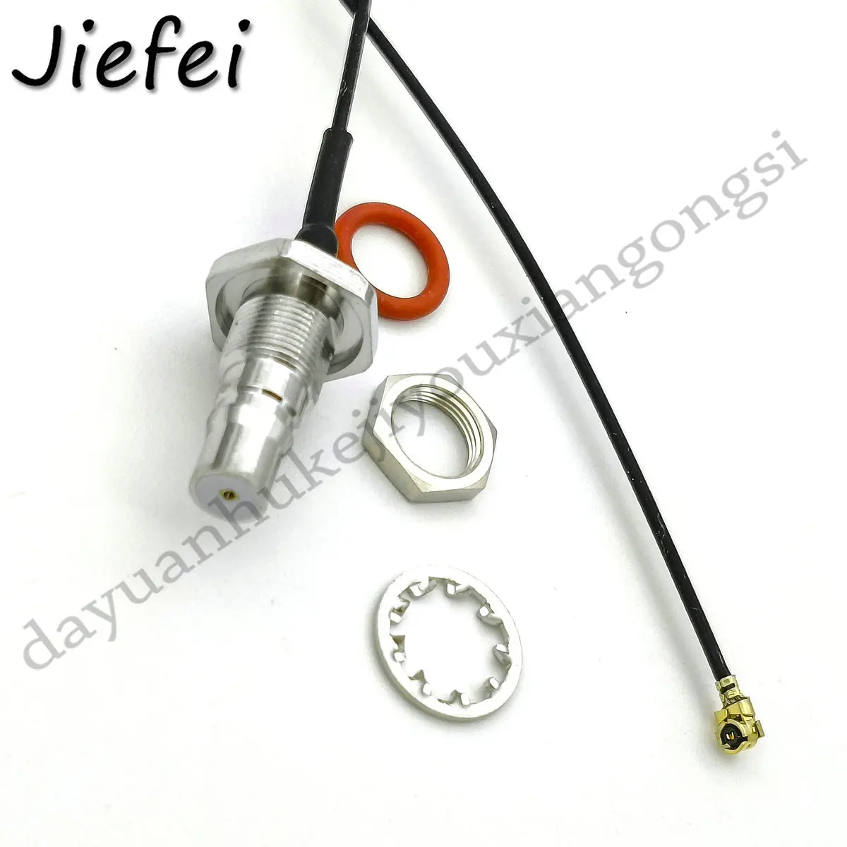 Imagem -02 - Conector Coaxial rf com Rosca Externa Qma Cabo de Conexão Partição Qma Fêmea rf 113 Ipex U.fl 15cm 20100 Pcs