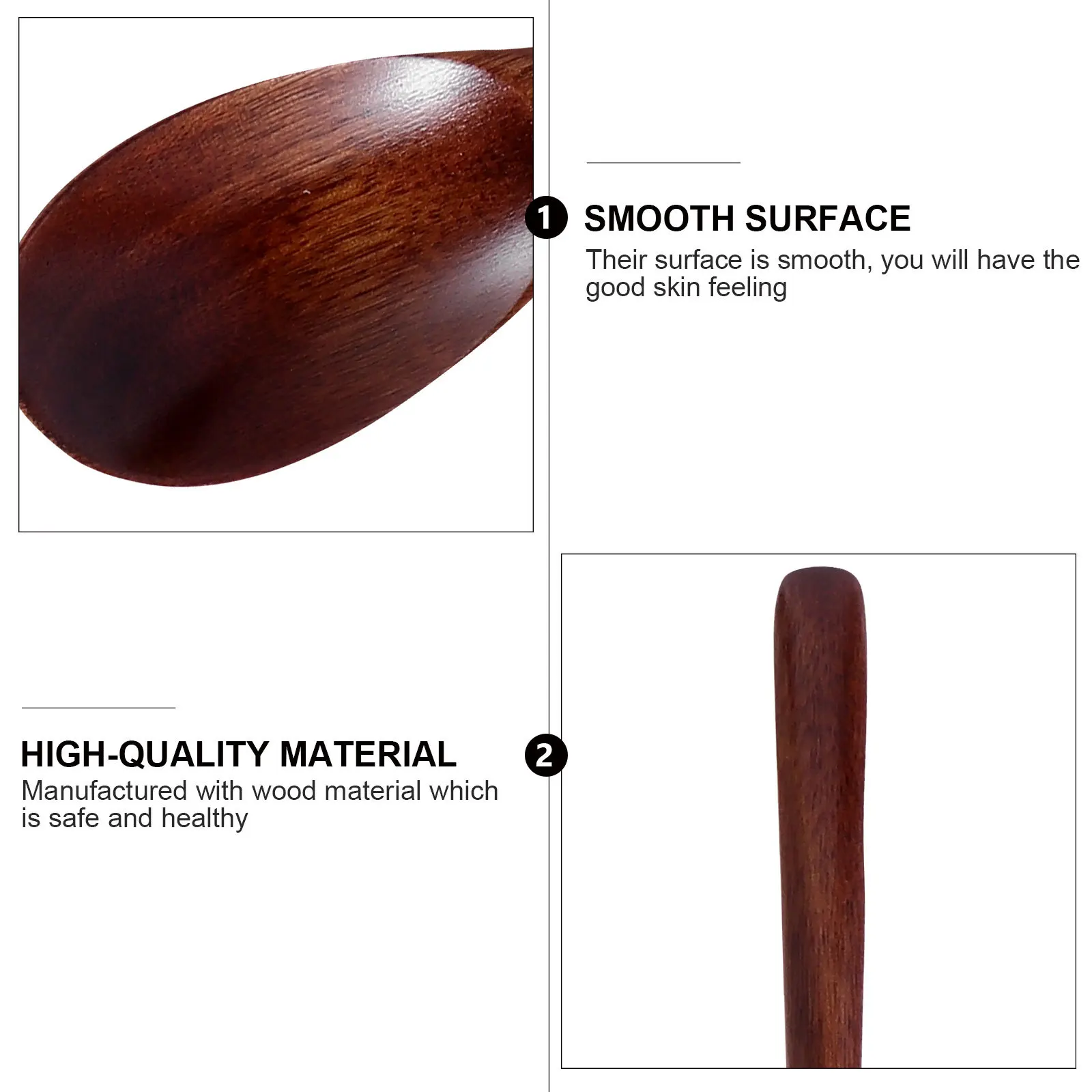 

3Pcs Wooden Tableware Set Premium Safe Healthy Exquisite Workmanship Smooth Surface Reusable Kitchen Utensils Dinning Props