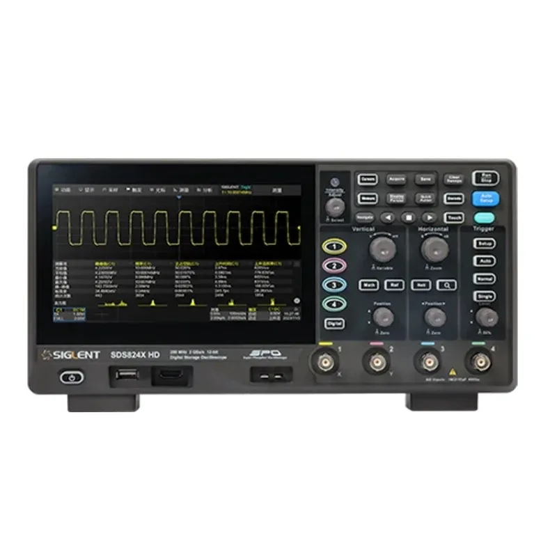 

SDS800X HD Series (SDS802/804/812/814/822/824X HD), Siglent High-definition Oscilloscope 12 Bit Resolution, 2/4 Channels