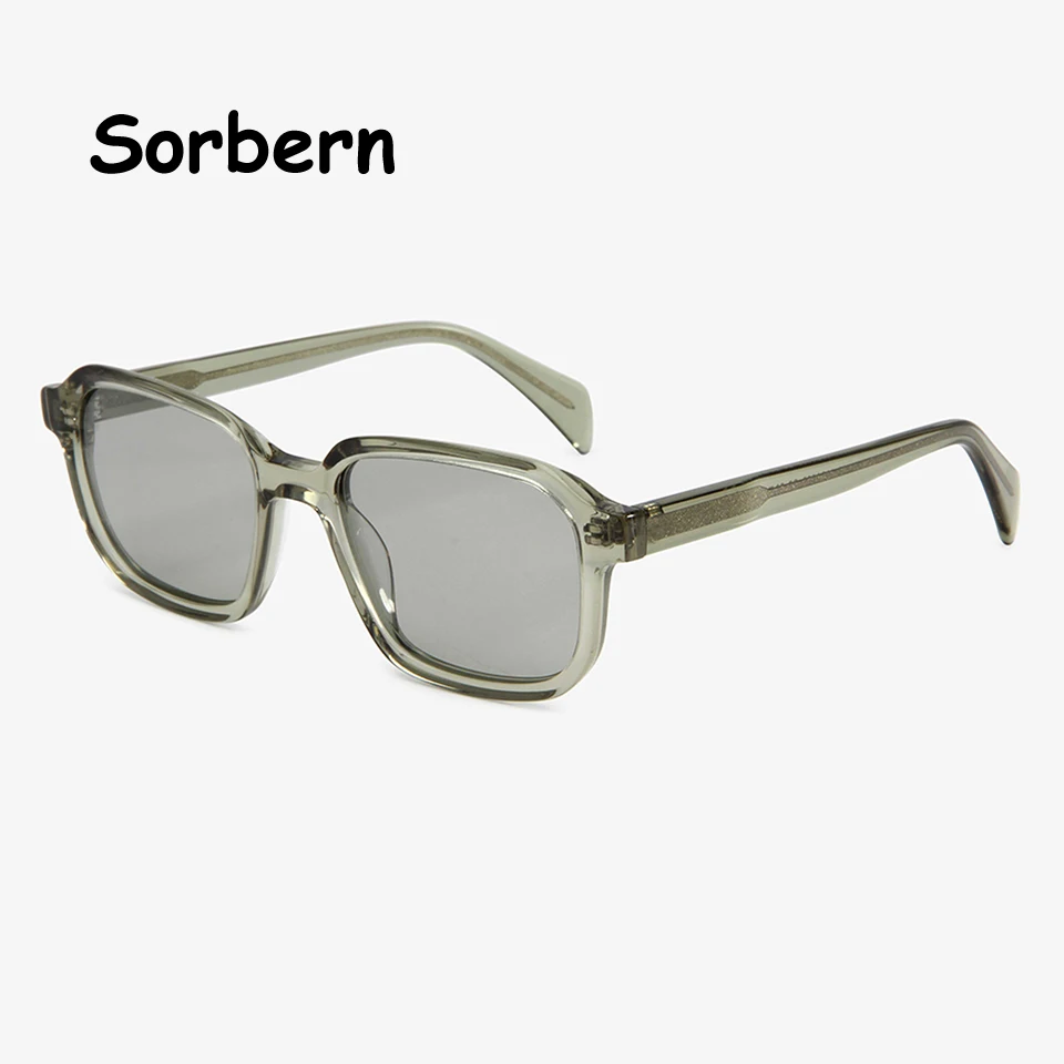 Trending Narrow Rectangular Sunglasses Polarized Men Womens Acetate Square Sun Glasses Small 90S Style Sunnies Shades UV400