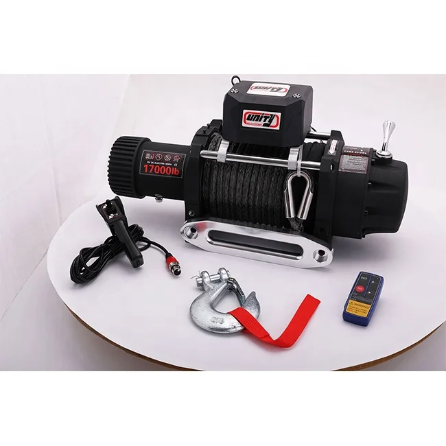 

hot selling 12v electric capstan winches marine sail 17000LBS with Synthetic ROPE Electric Winch