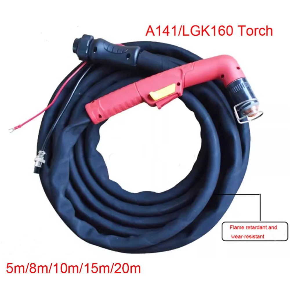 

Air cooled A141 / P141 HF Pilot Plasma Hand Torch With Centeral Connector 5Meters Cable