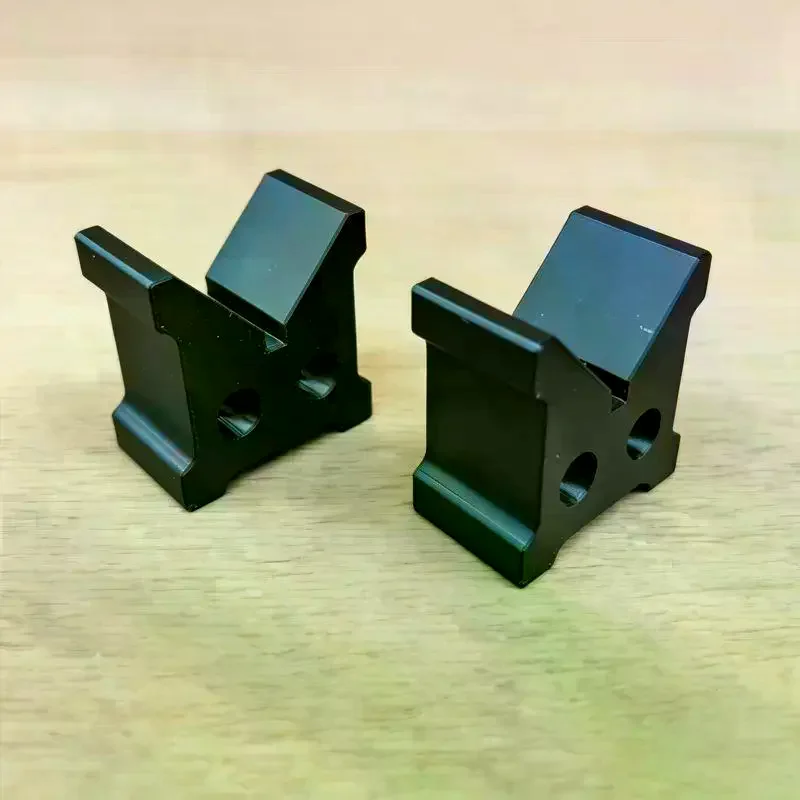 1Pair V Type Parts Fixing Bracket 3D Printed Support Holder For Round Shaft Rod Positioning Fixture DIY Mechanical Project Use
