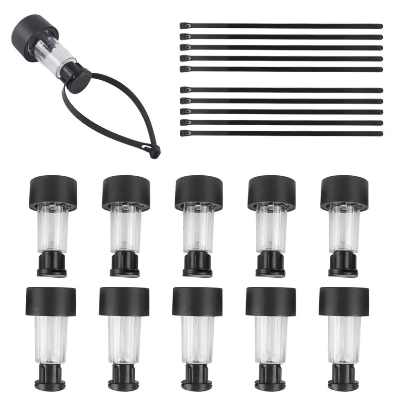 ABRU-40Packs LED Solar Lamp Waterproof Pool Lights Outdoor Swimming Pool Fence Garden Decoration Lamp For Yard