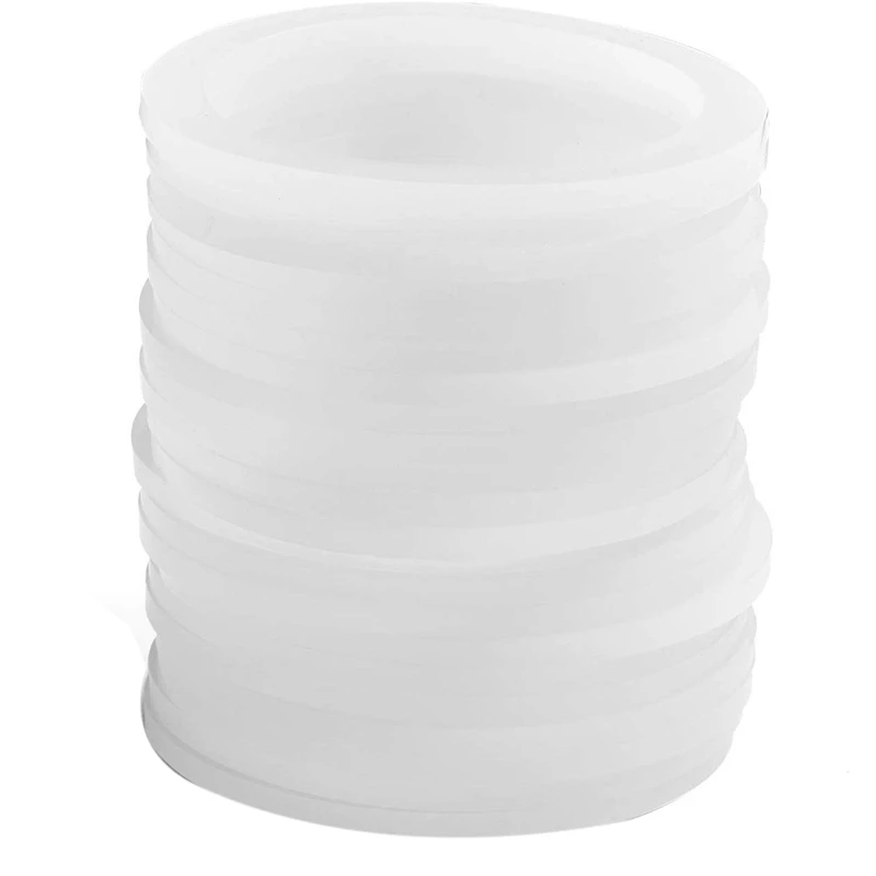 Bancs en silicone avec joint d'étanchéité, bouche régulière, joint pour pots de légumes, paquet de 24
