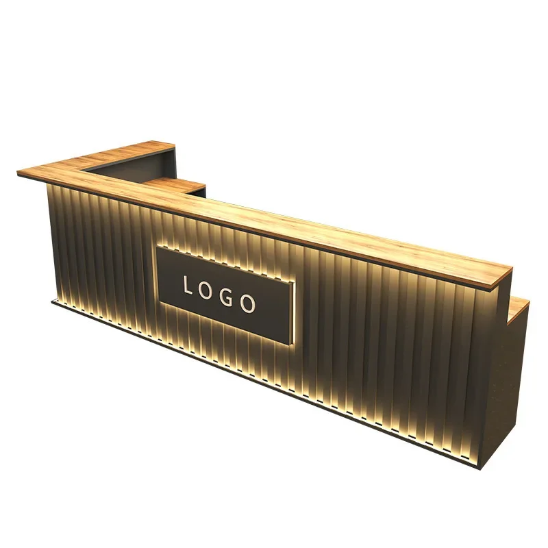 

Bar Bar Restaurant checkout page Industrial style clear bar Iron coffee barbecue shop Billiards hall Front desk Corner counter