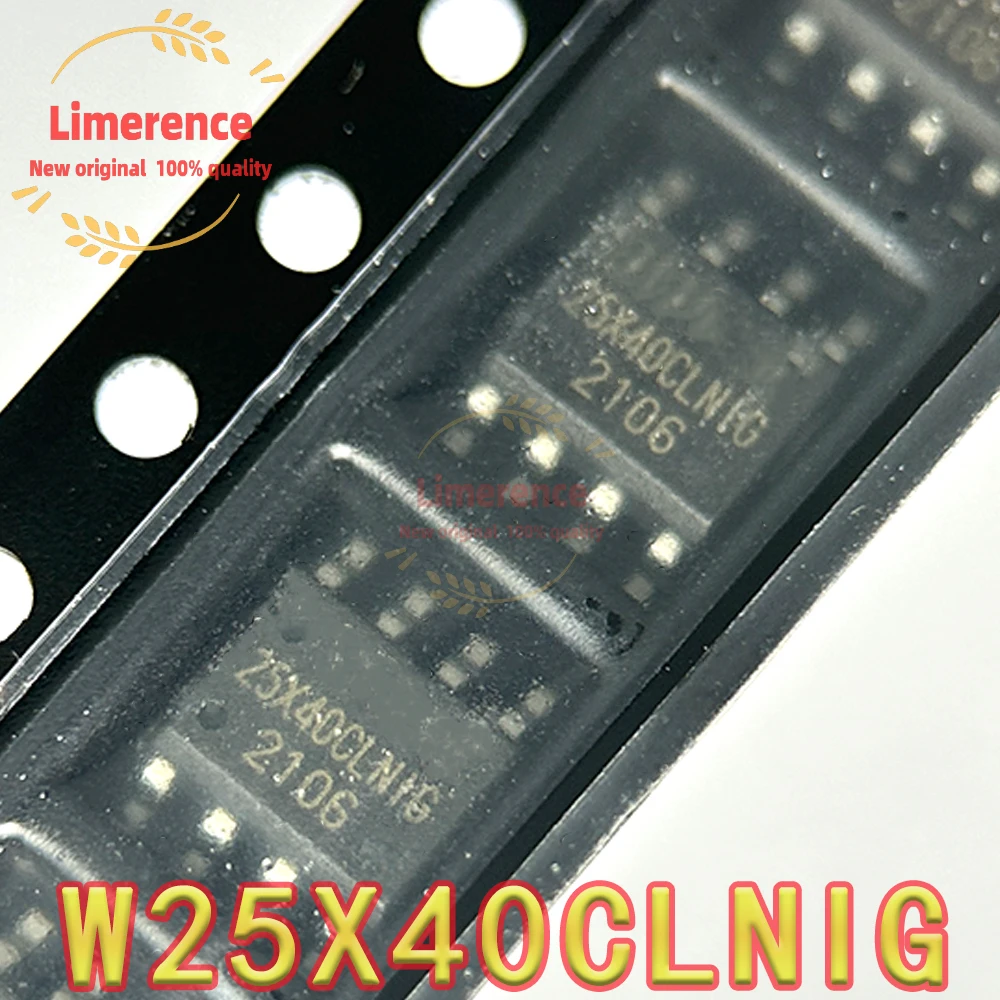 10pcs W25X40CLSNIG W25X40CL SPI FALSH SOP8 4Mbit Winbond W25X40 W25X40BVSNIG