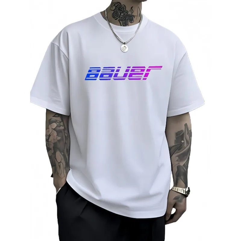 

A hot-selling men's fashion top, a summer short-sleeved casual round-neck T-shirt suitable for daily wear