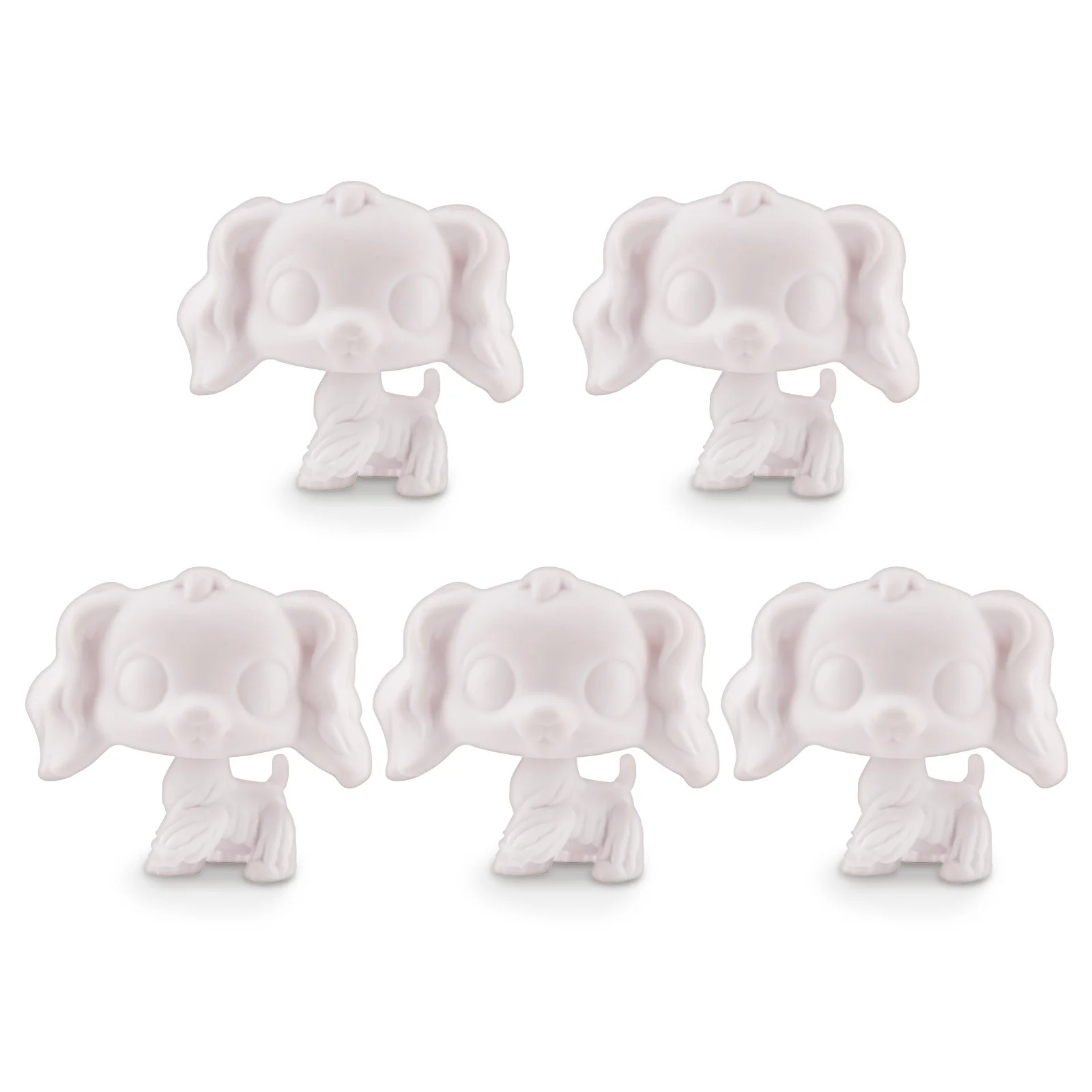 

Custom Cocker Spaniel White Bases 5pcs DIY Molds for Design by Yourself