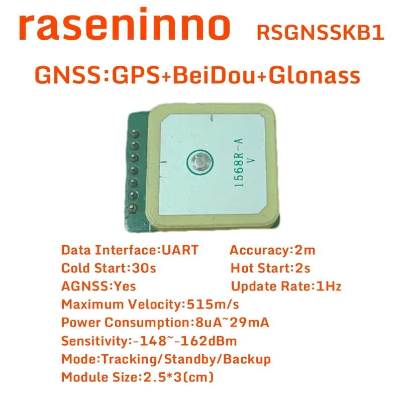 وحدة تحديد المواقع raseninno GNSS GPS GLONAS RSGNSSKB1 FPV خارج التحكم في الإنقاذ طائرات بدون طيار ذات أجنحة ثابتة هوائي سيراميك NMEA #3