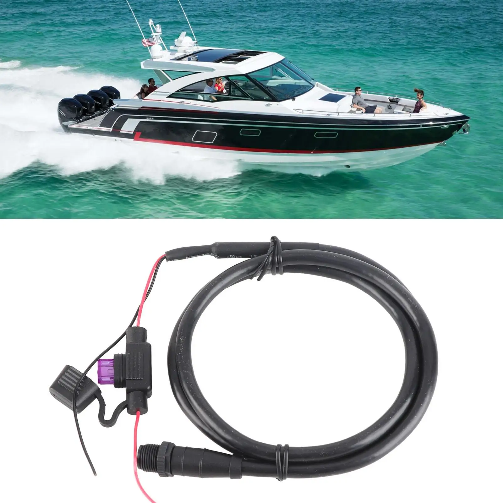 For nmea 2000 N2K Male Power Backbone Cable with 5 Pin 1m/39.4in for lowrance Simrad B&G Navico Networks