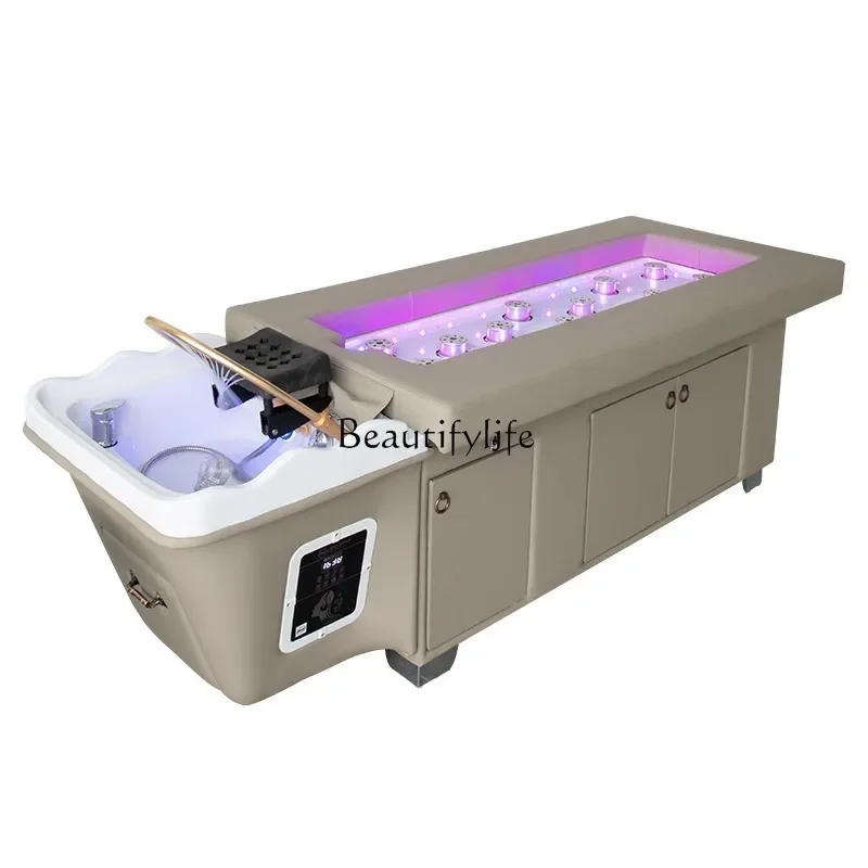 

Moxibustion Hair Treatment Shampoo Bed Barber Shop Special Water Circulation Beauty Salon Hair Salon Thai Style