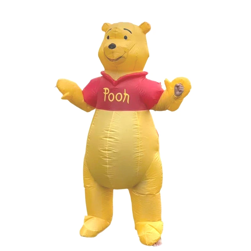 

Disney Winnie The Pooh Inflatable Costume Funny Cosplay blow up Outfit for Halloween Carnival Party Masquerade Wearable Suit
