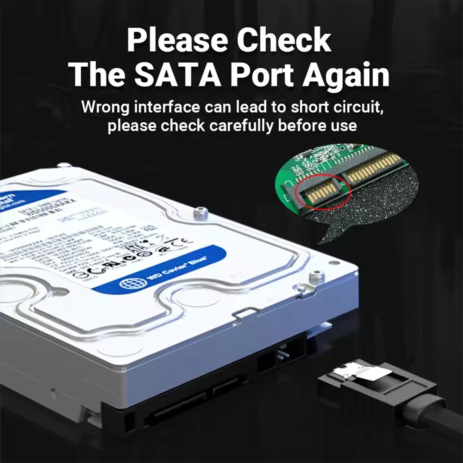 كابل SATA3.0 مستقيم للكوع 90 درجة مع مزلاج قفل لسائق HDD/SDD/SSD/CD سلك بيانات القرص الصلب المرن SATA3.0