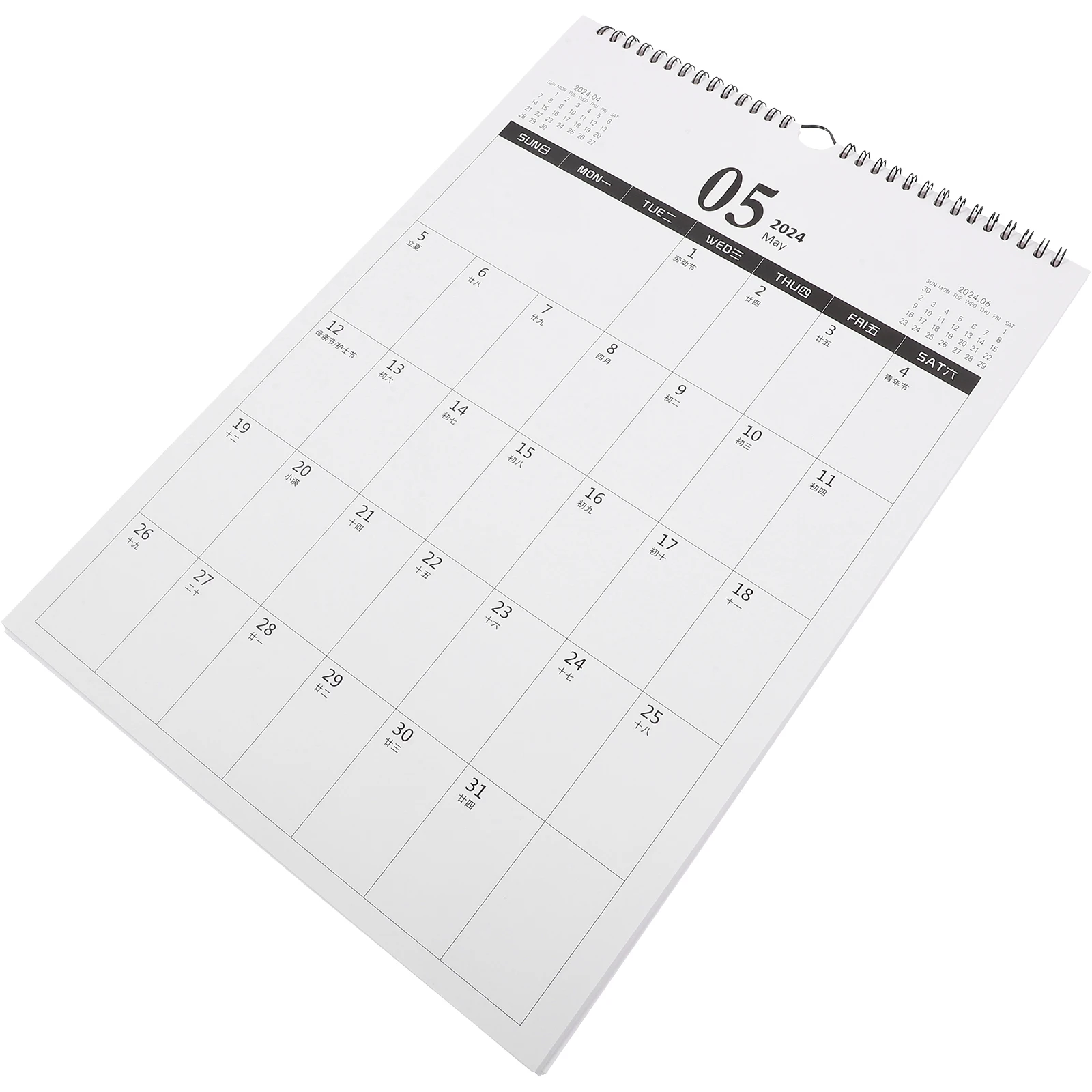 

2024 Large Wall Chinese Style Dragon Year Decorative Hanging Calendar Premium Printed Office Home Thickened Anti-Wear Monthly