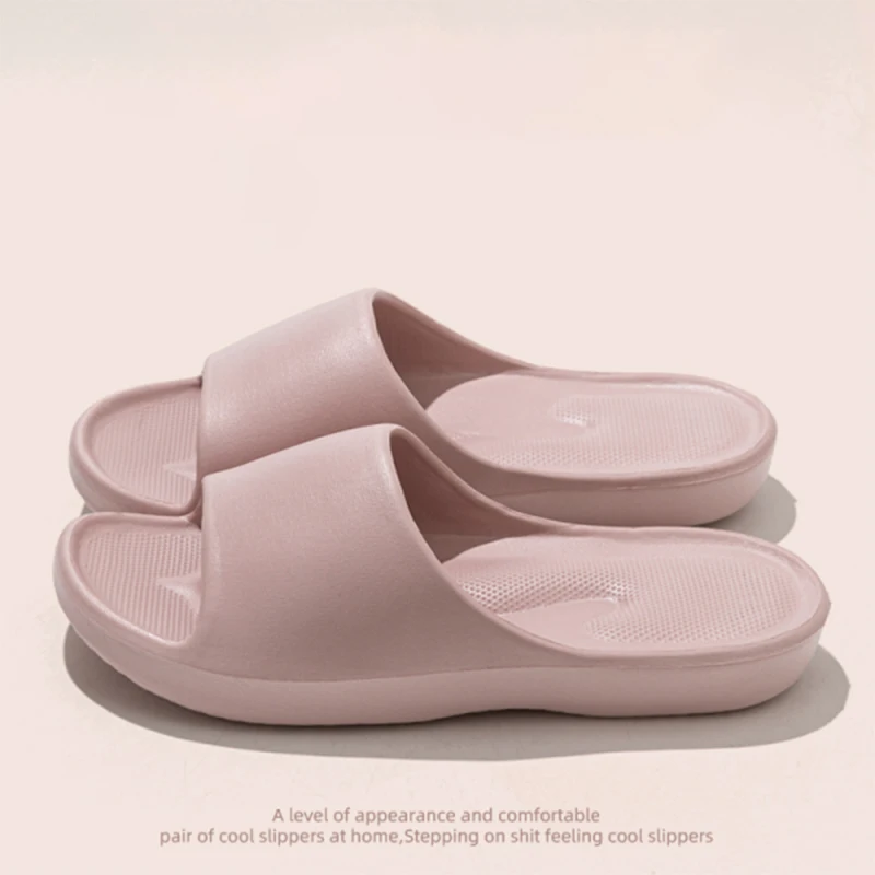 Couples Comfortable Arch Support Massage Slippers Woman Soft Soles Eva Cloud House Slippers 2026 Summer Non-Slip Platform Slides - view 5