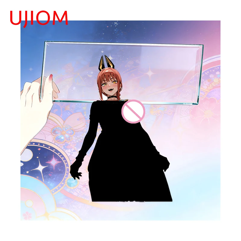 UJIOM Shemale Makima Wall Sticke Funny Chambre Sunscreen Scratch-Proof Vinyl Decal Attrative Household Decoration Accessories