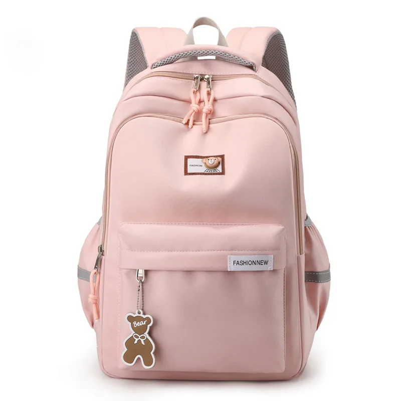 Teenagers Backpack for Girls Junior High School Students Grade 3-6 Light Weight Campus Shoulder Backpack Large Capacity Backpack