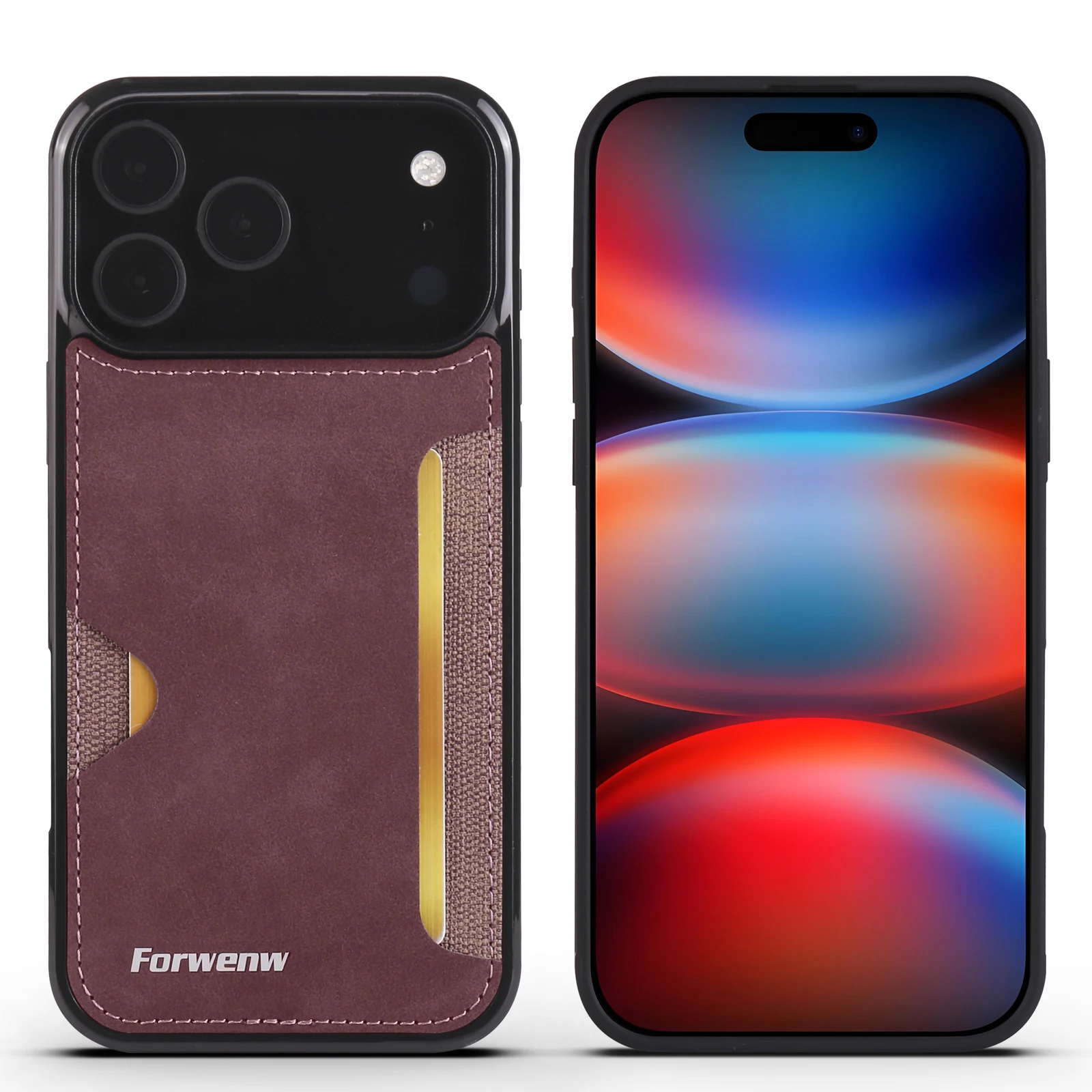 PU-Leder Handyhülle für iPhone 18 17 16 15 14 13 12 11 Pro Max Air 16E XS XR SE 7 8 Plus SE Retro Kartenhalter Brieftasche Cover – Detail 2
