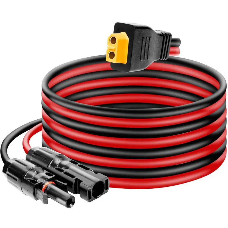 Złącze panelu słonecznego do kabla ładującego XT60 do generatorów słonecznych ALLPOWERS R600/R1500/R2500 EcoFlow RIVER/DELTA Anker SOLIX.
