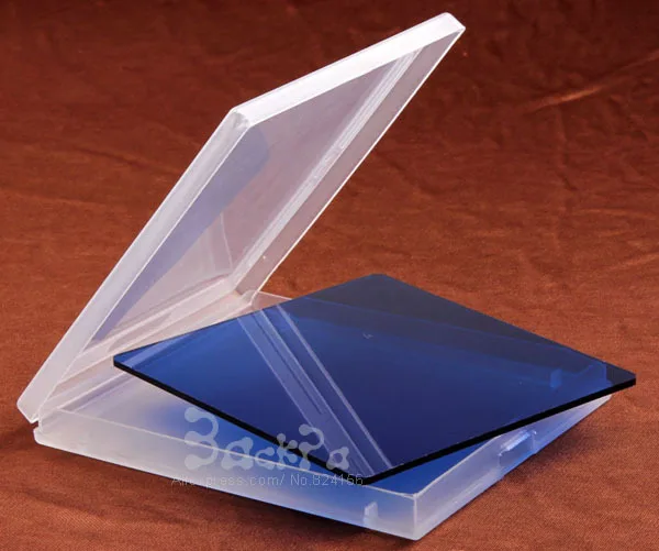 Boîte de rangement pour filtre, sac translucide, accessoires pour appareil photo, objectif nickel é, document filtrant, 50 pièces
