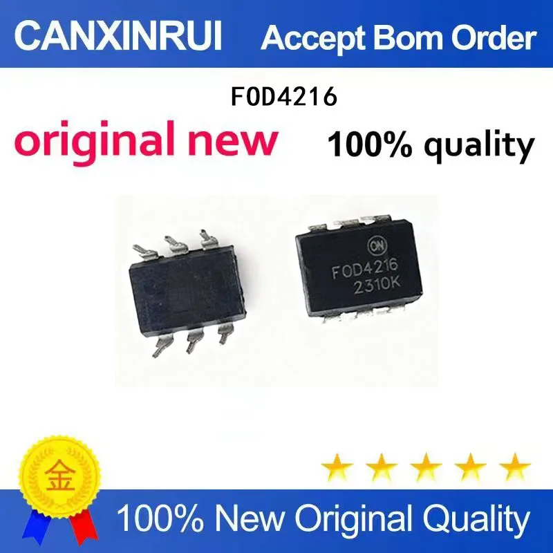 (5-100pieces)Brand new original FOD4216 DIP6 through-hole in-stock chip IC, starting from one piece