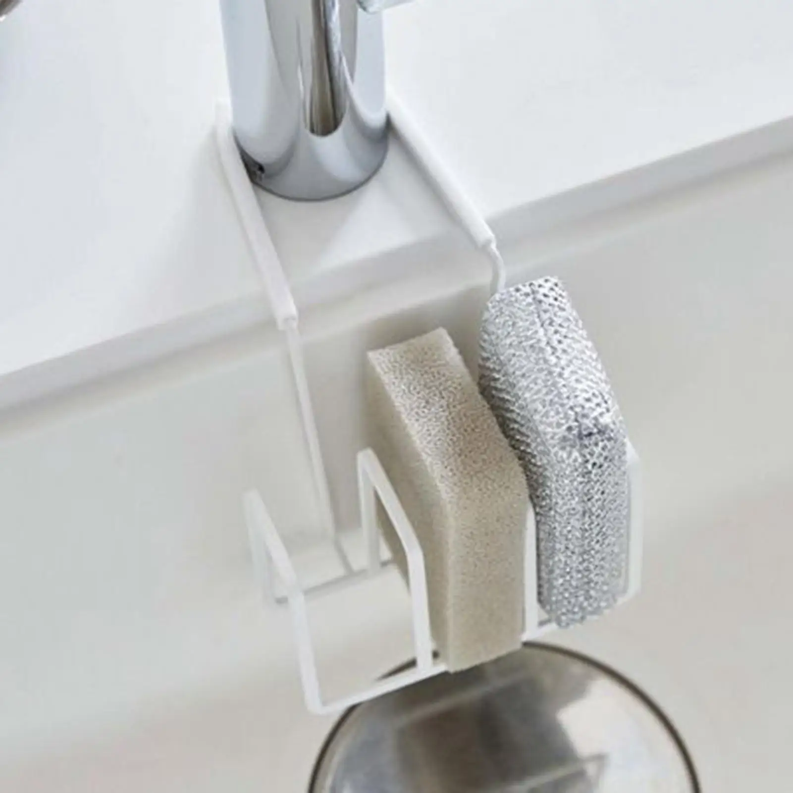 

Держатель для кухонных губок с 3 слотами, сушилка-органайзер для кухонной раковины, для губок, щеток для чистки, мыльниц и тряпок