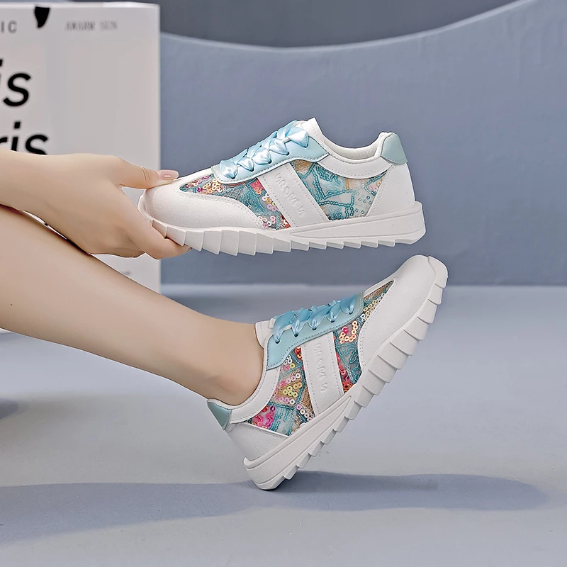 Sky Blue Pink Womens Golf Sport Shoes Breathable Female Summer Outside Grass Golfing Sneakers Comfortable Jogging Walking Shoes