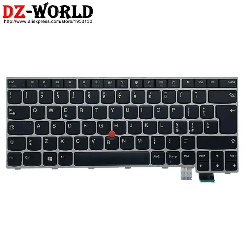 Silver Keyboard for Lenovo Thinkpad 13 Gen 2 1 T470s S2 1st 2nd