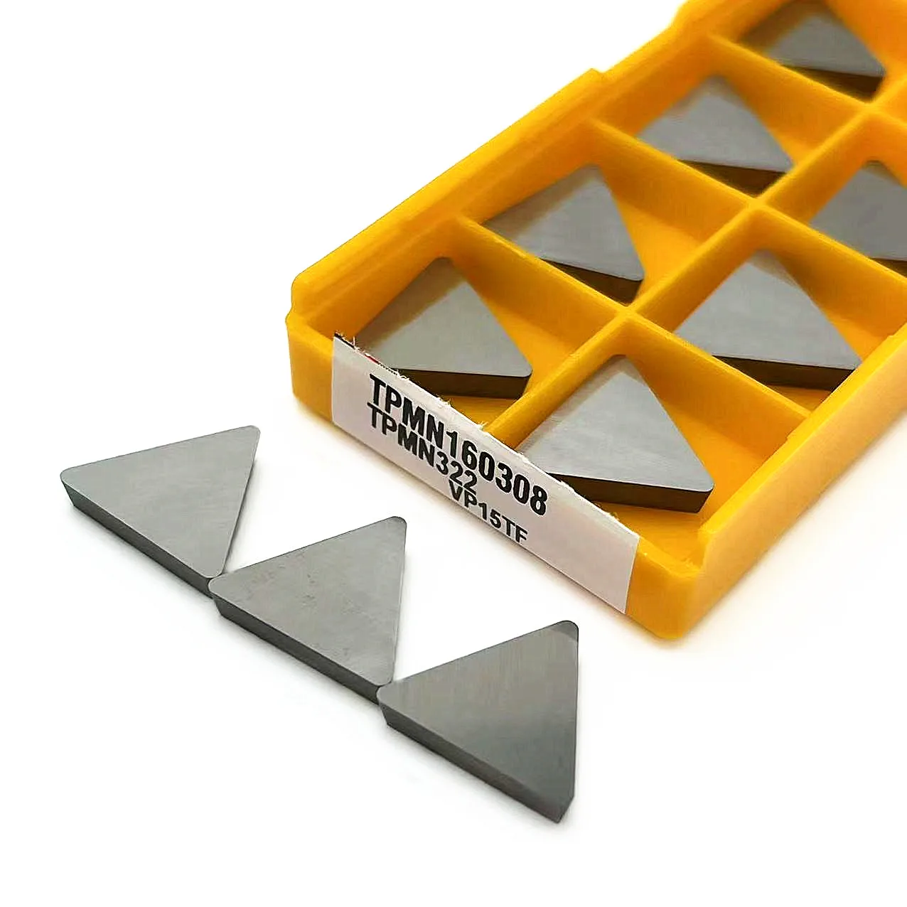 10PCS inserto di fresatura TPMN160308 VP15TF utensile per tornitura in metallo TPMN 160308 VP15TF utensile per tornitura di fresatura lavorazione dell'acciaio inossidabile
