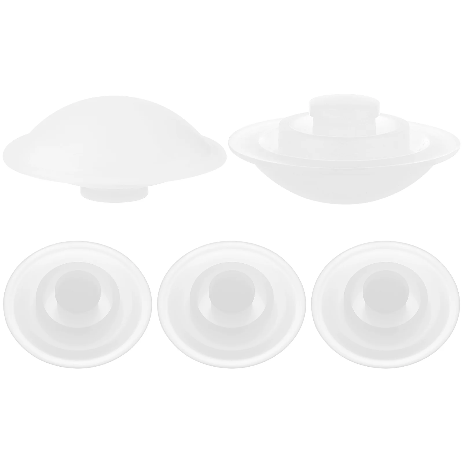 5 Pcs Cup Accessories Leak Proof Water Bottles Silicone Stopper for Belly Round Spill Plug Supplies Silica Gel Cap