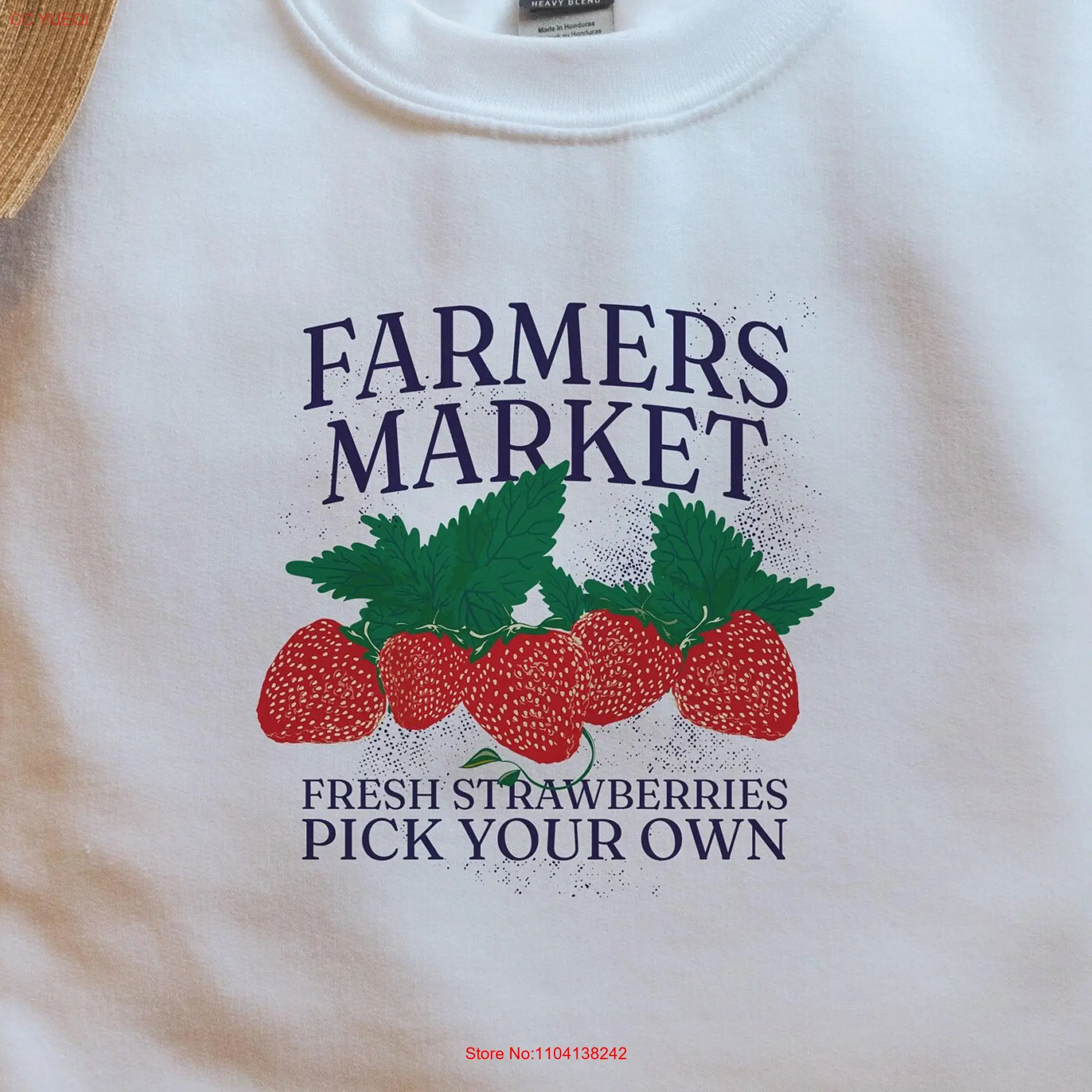 Camiseta Vintage de manga larga o corta para mujer, jersey de cumpleaños para amante, mercado de agrícolas