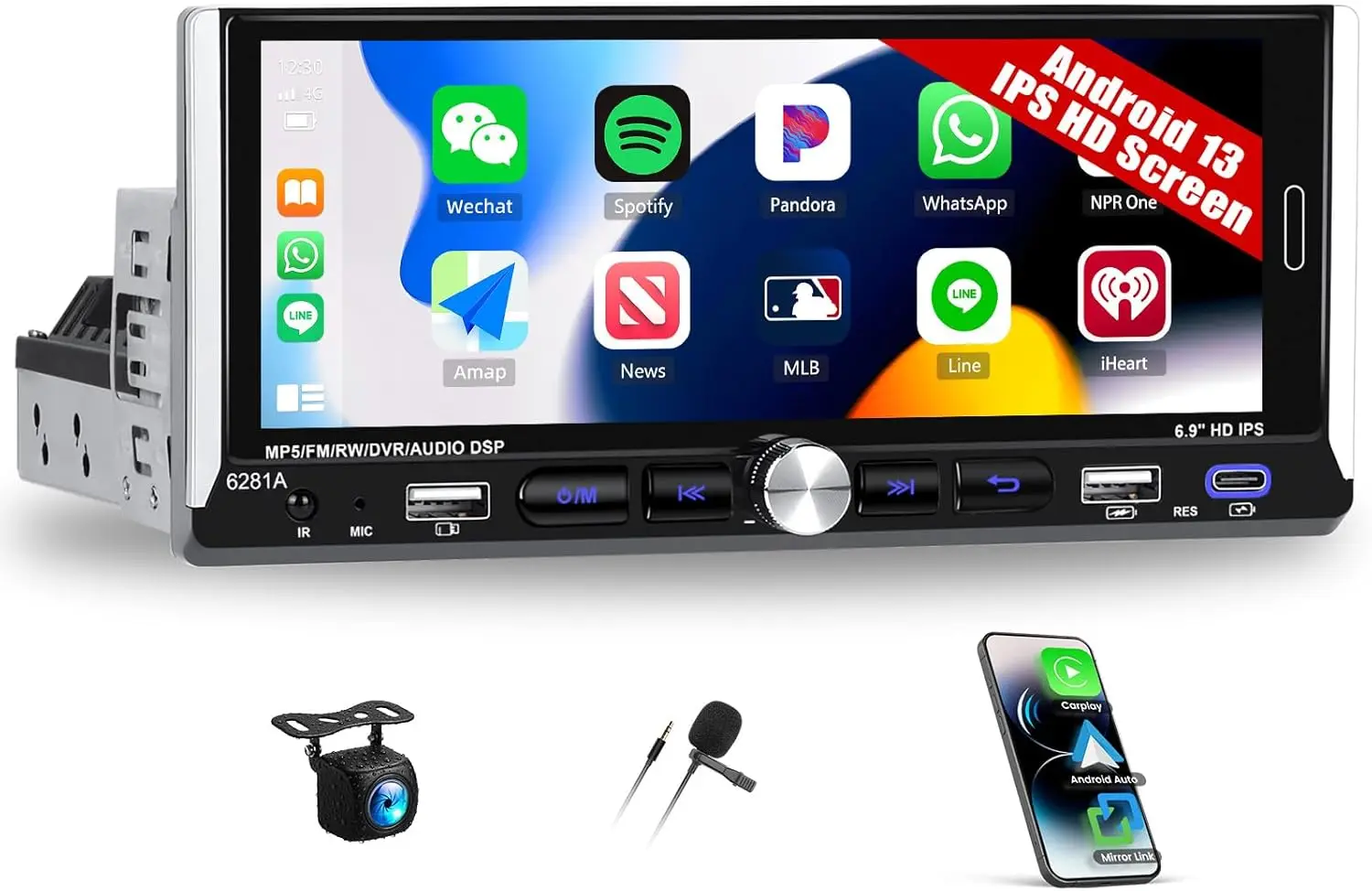 6.9' Car Stereo And… - image
