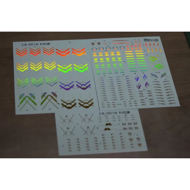 TOZ High-Precision Laser Waterslide Decals for COLADA Roaring Star Staggered Front Machine God Hobby DIY Accessories