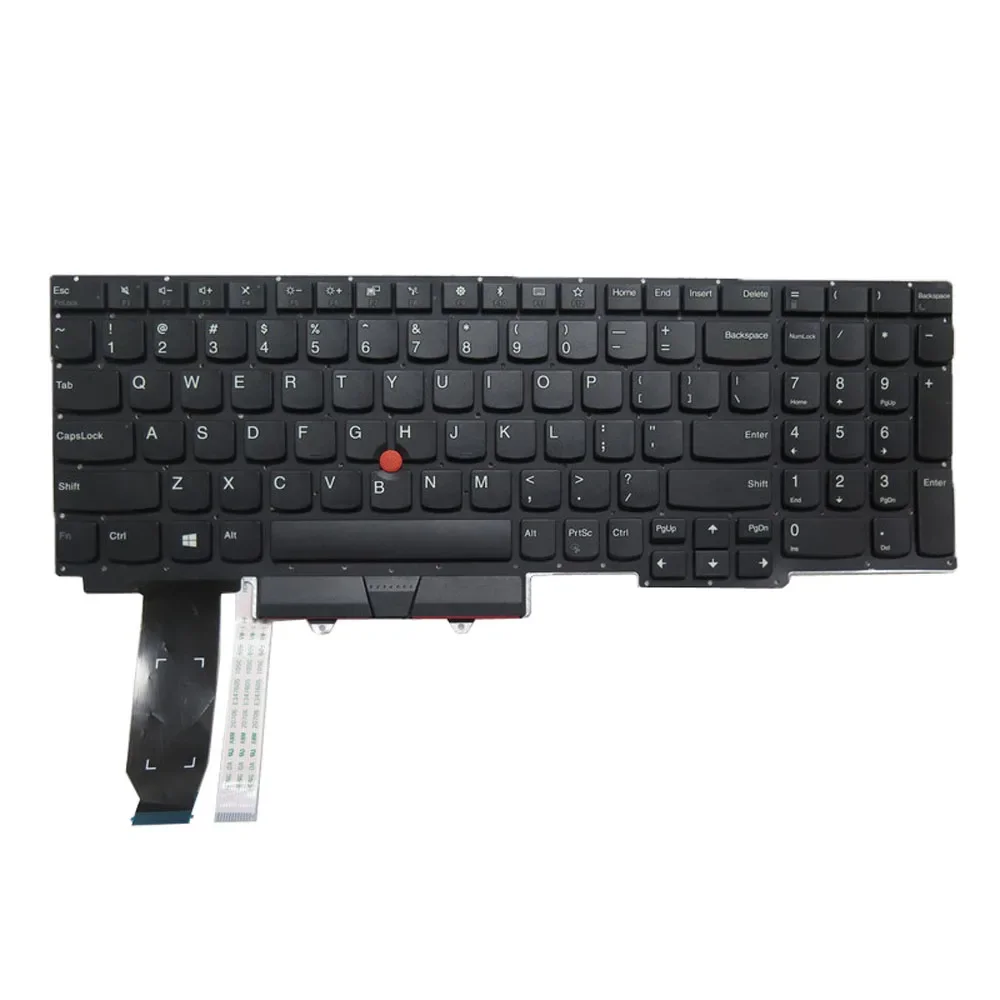 

Laptop Keyboard For Lenovo For Thinkpad E15 Gen 2 English US NBLC9 US PKNR15BF0 With Backlit Black New