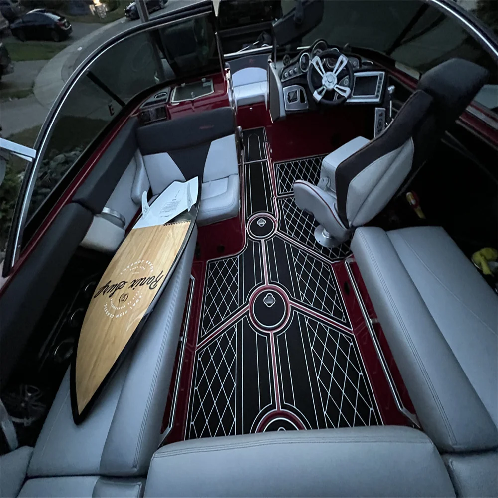 

2018 Mastercraft XT20 Cockpit Floor Pad Boat EVA Foam Teak Deck Flooring Mat SeaDek MarineMat Gatorstep Style Self Adhesive