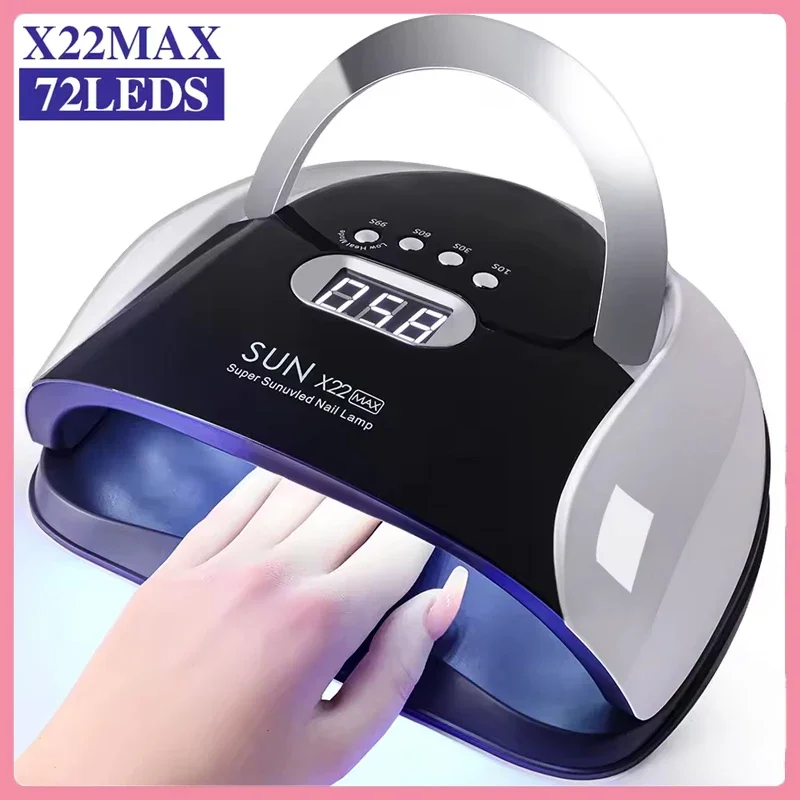 

72 LED Nail Art Lamp LED UV Nail Dryer Nail Art Machine For Curing Gel Polish Nail Light With Automatic Sensor