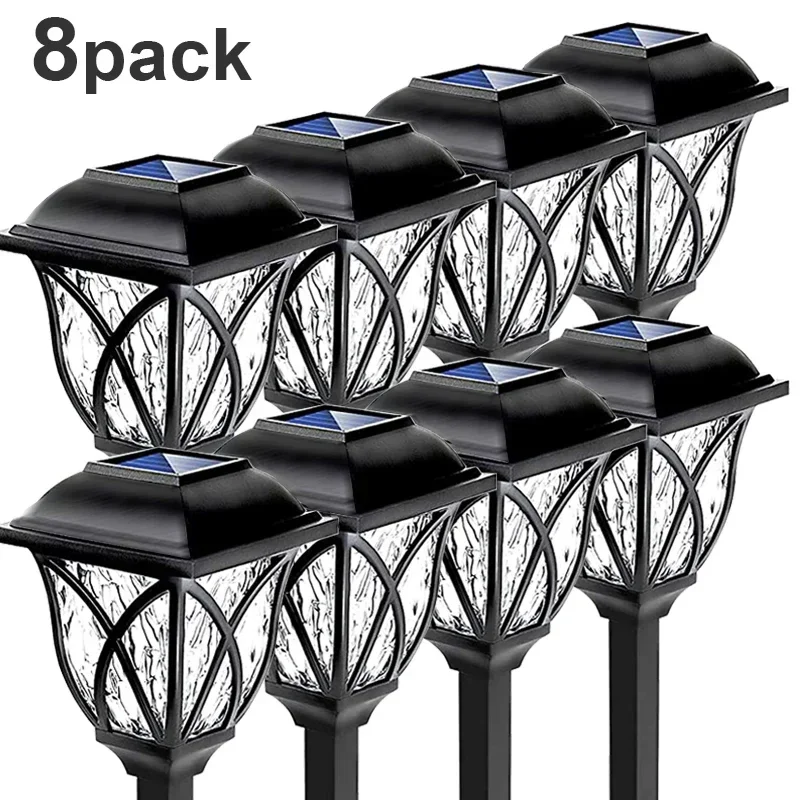 1-10Pack Solar Yard Lights Heldere Gazonverlichting Outdoor Waterdichte Led Solar Pathway Lights Landschap Path Lights