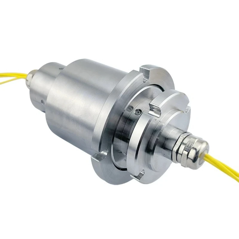 Multi-channel fiber optic slip ring 360 degree rotation high quality high life signal network single and dual mode slip ring