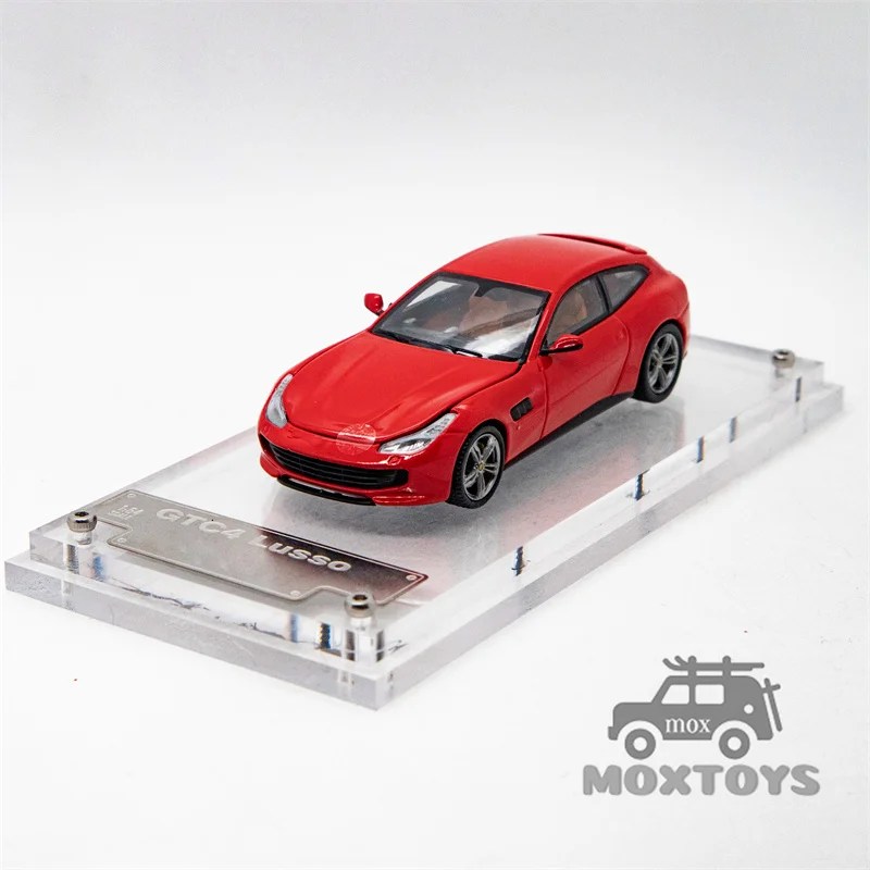 Phantom Knight PK 1:64 GTC4 Lusso Rosso Corsa / Bianco Avus Limited999 Diecast Model Car