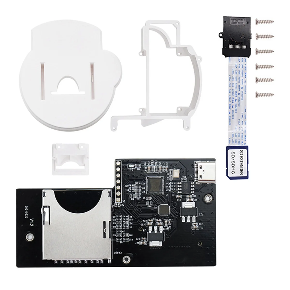 For CUBEODE V1.2 Optical Drive Emulator+3D Printer Mount Kits for NGC Optical Drive Emulator for NGC GameCube Console B