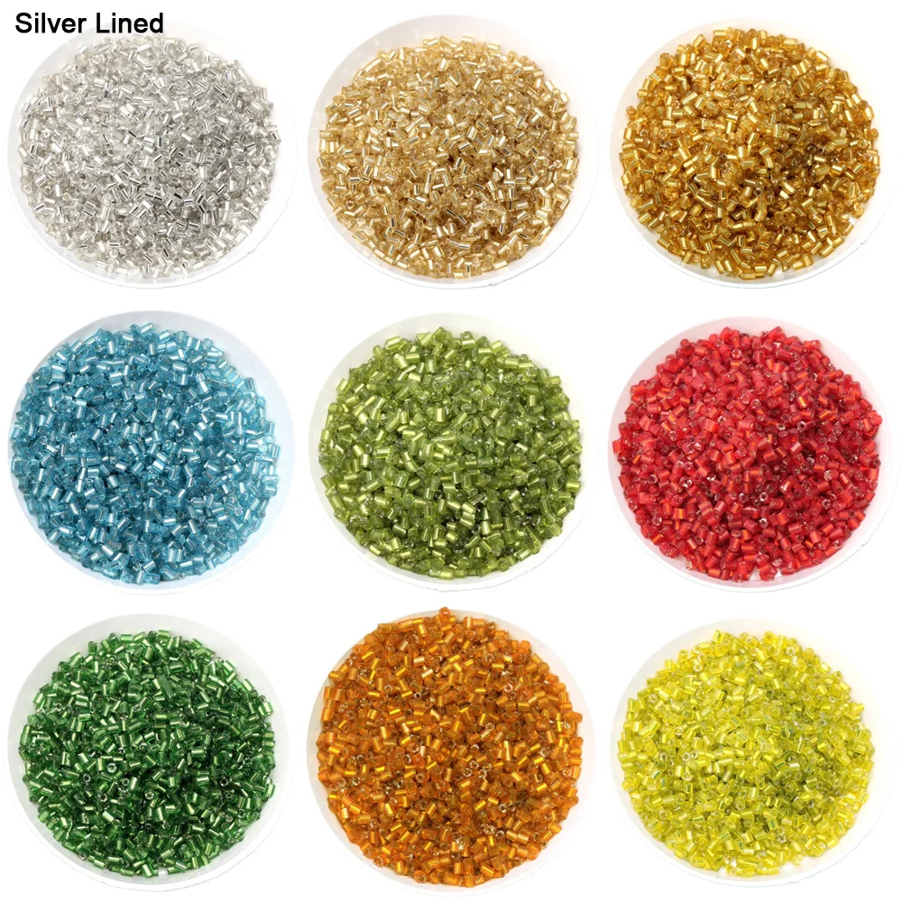 Image 6: Olingart multicolore en vrac 2*3mm 530 pièces/lot cylindrique verre graine aiguille perles collier Bracelet pour la fabrication de bijoux à bricoler soi-même