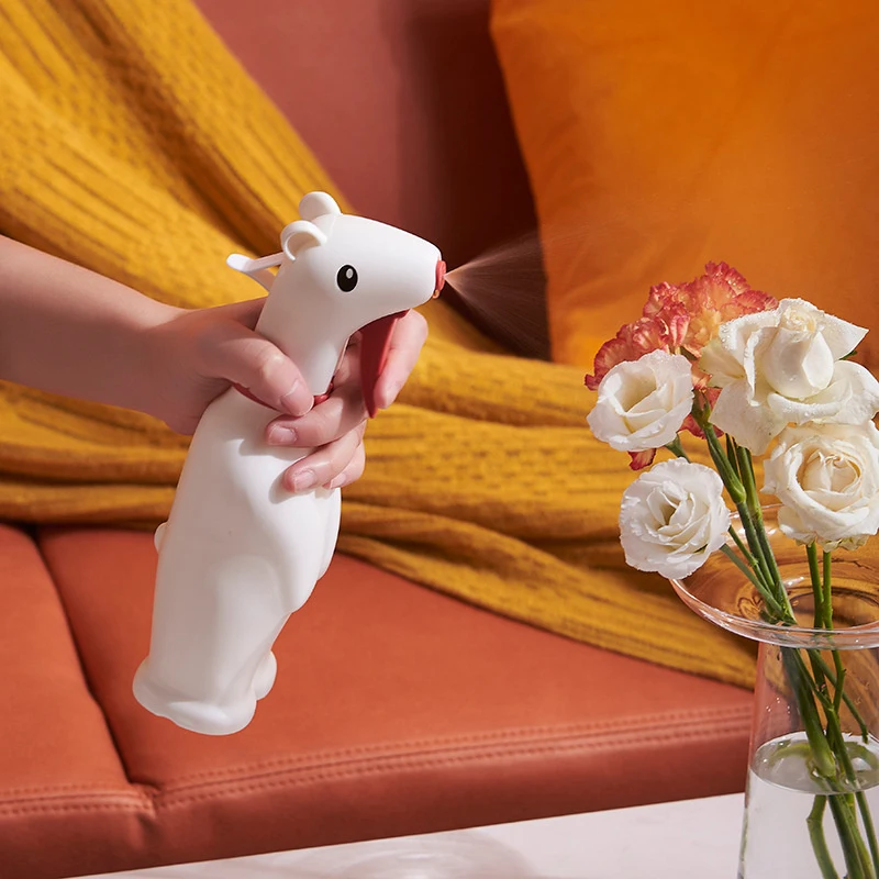 

Cartoon Little White Bear Watering Can Holding A Small Polar Bear Watering Can Watering Flowers Watering Pot Children's Cute Spr