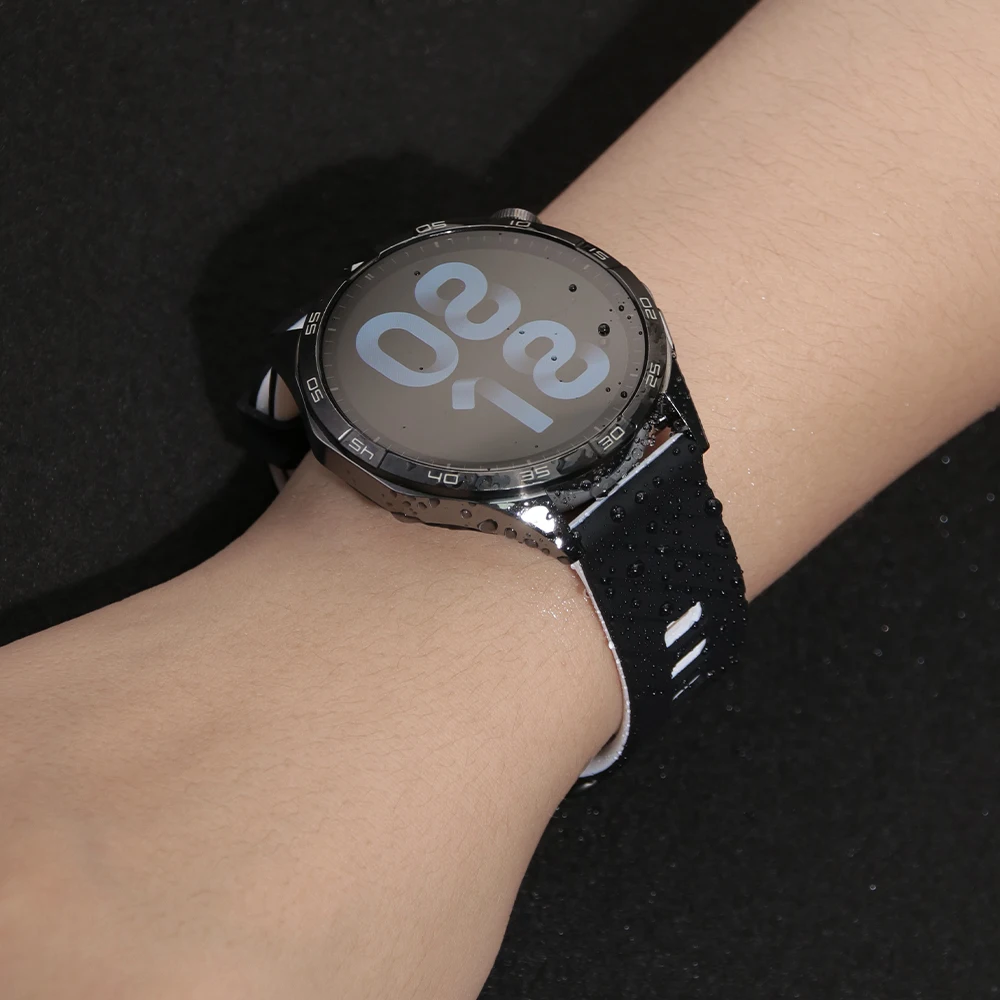 Cinturino in silicone da 22 mm per Huawei Watch GT6 Pro GT5 GT4 GT3 GT2 Bracciale da 46 mm per Huawei Watch 5/4/3 Pro/Honor GS4/3/3i GS Pro Band