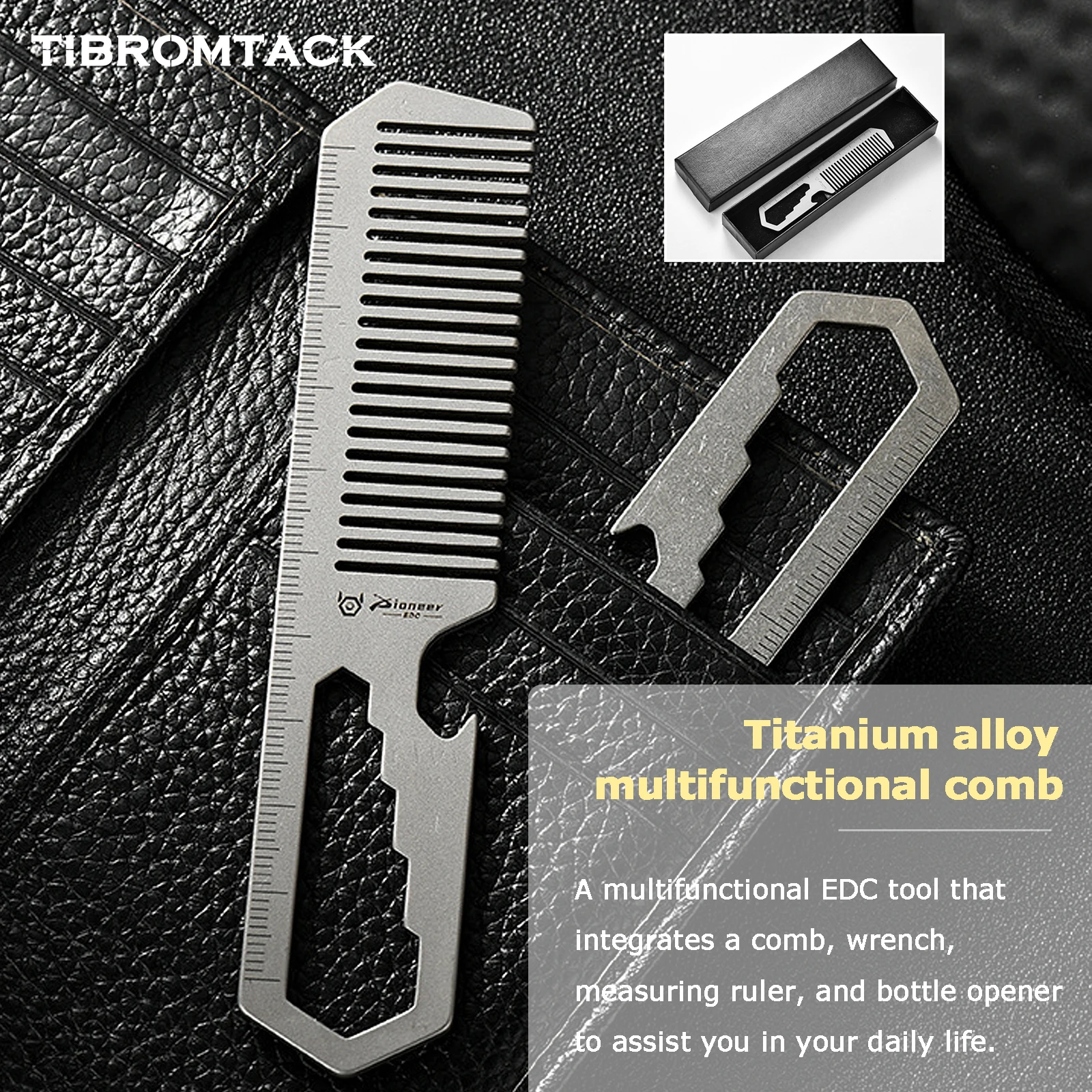 مشط تيتانيوم متعدد الاستخدامات - مراجعة Comb Pocket Titanium وسعره
