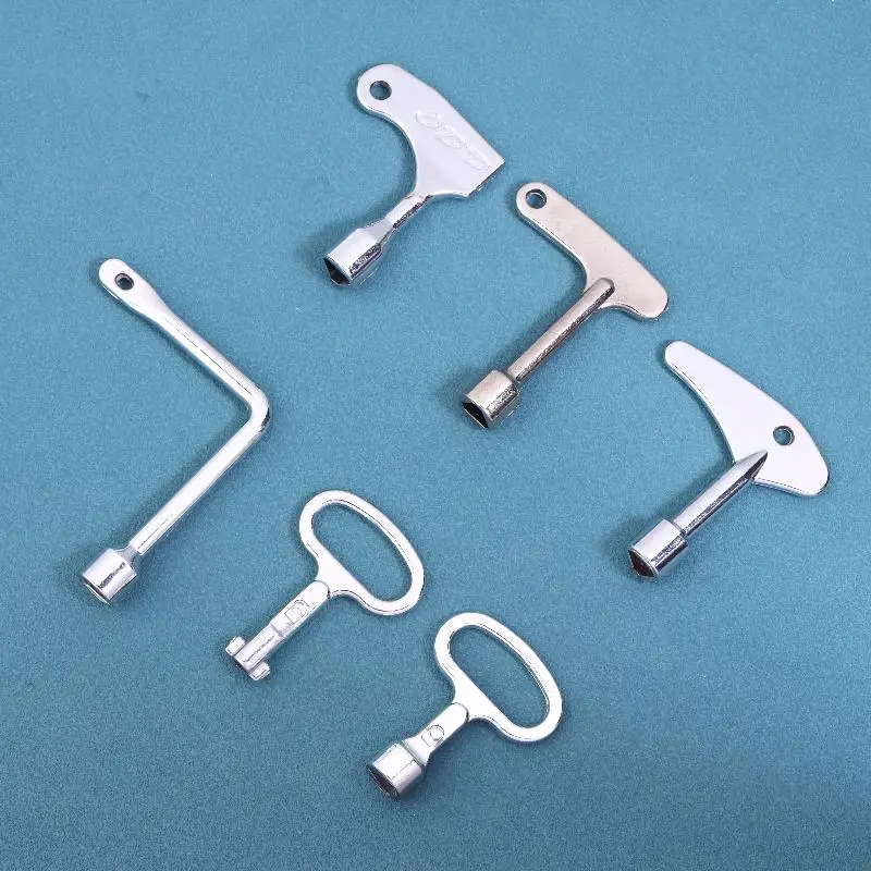 (.) Universal Multi-purpose Wrench KEY For Train Electrical Elevator Cabinet Valve Alloy Multi-purpose Triangular Key