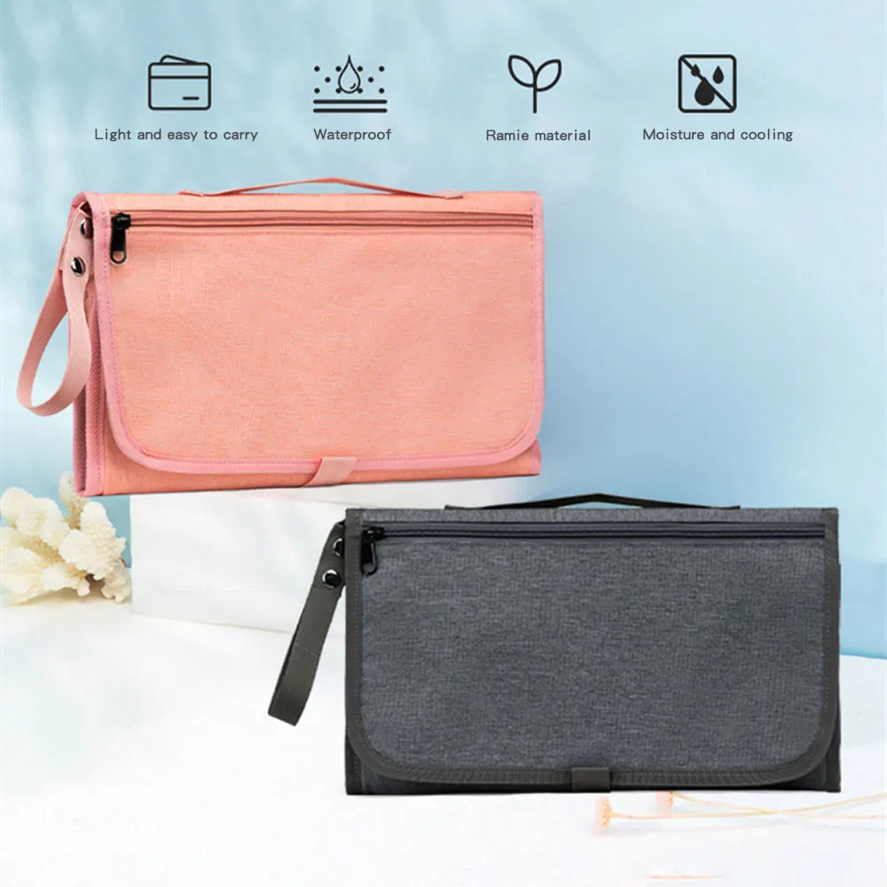 Sac pliant Portable mère femme voyage en plein air imperméable matelas à langer cadeaux multifonctionnel bébé couche organiser sac